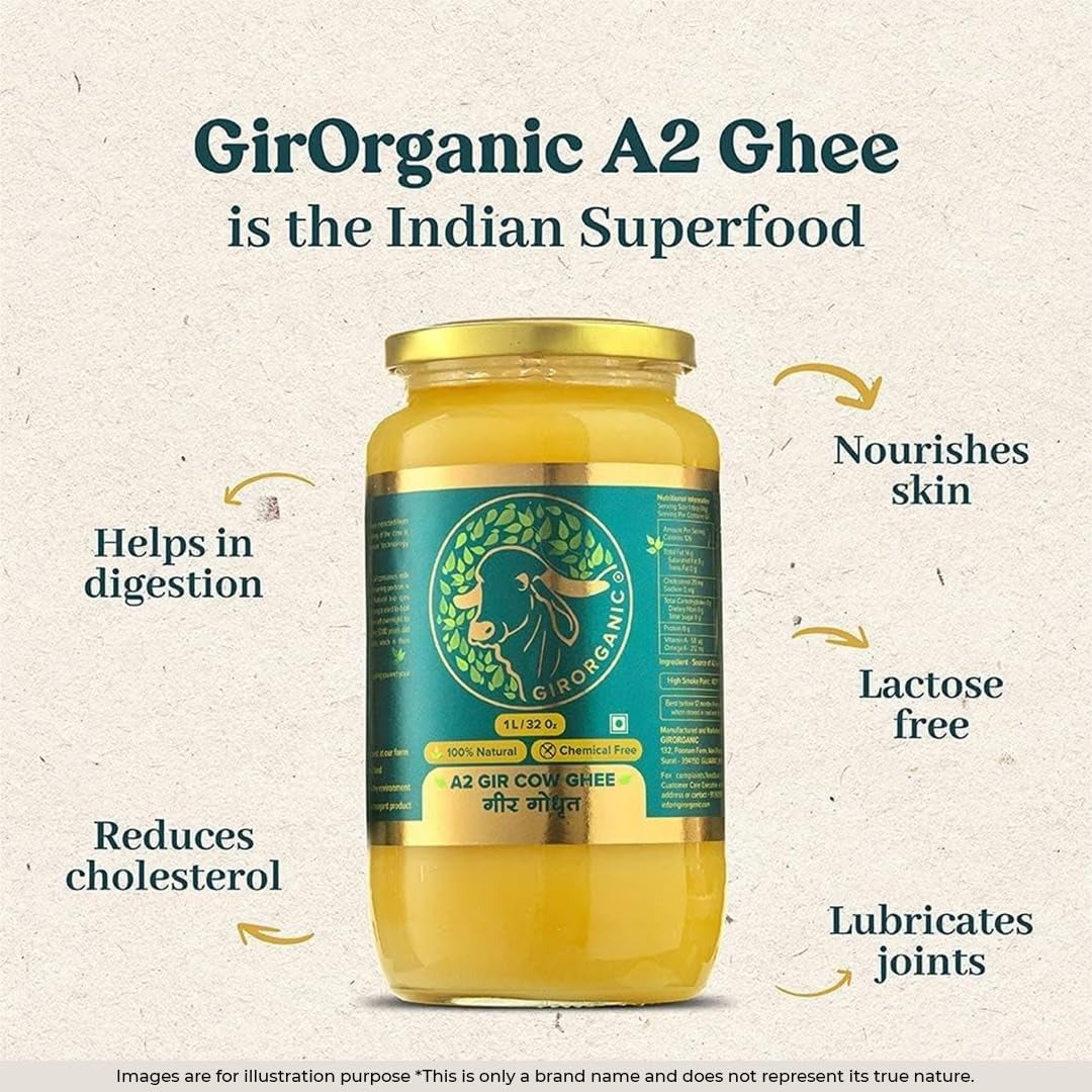 GirOrganic A2 Gir Cow Ghee