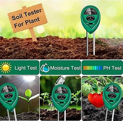 🌱 3-in-1 Soil Moisture Meter – Smart Gardening Made Easy!