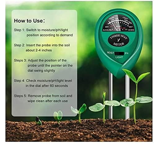 🌱 3-in-1 Soil Moisture Meter – Smart Gardening Made Easy!