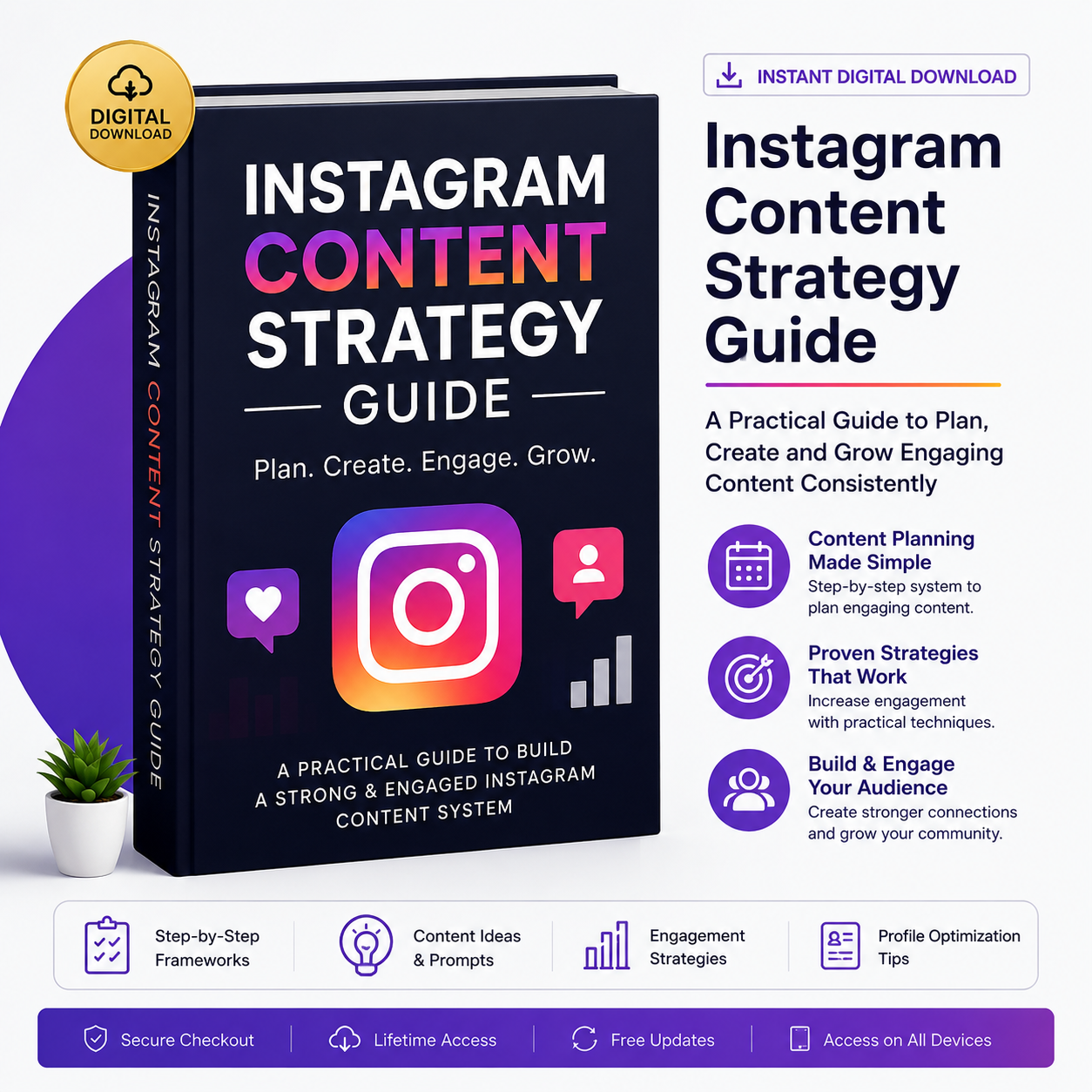 Instagram Content Strategy Guide — Plan, Create & Grow