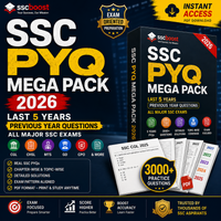 SSC PYQ Mega Pack 2026 – Last 5 Years Previous Year Questions | All Exams | Instant Access