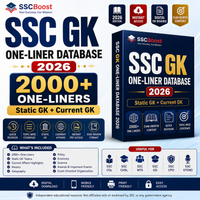 SSC GK One-Liner Database 2026 – 2000+ One-Liners | Static & Current GK | Instant Access