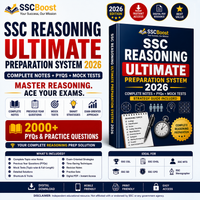 SSC Reasoning Ultimate Preparation System 2026 🏆 Best Value | Complete Notes + PYQs + Mock Tests + Strategy Guide | Instant PDF