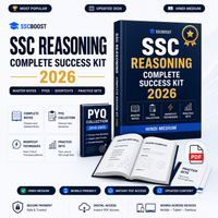 SSC Reasoning Master Notes & Practice Workbook 2026 | Chapter-wise Notes + Solved Examples + PYQs | Instant PDF